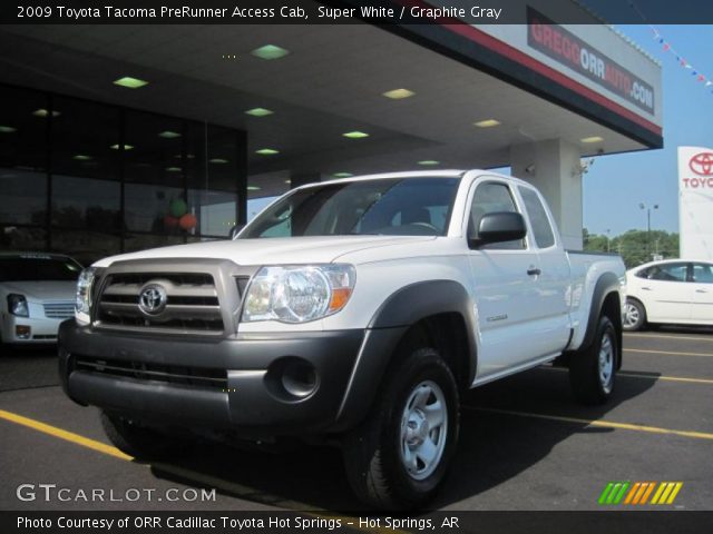 2009 Toyota Tacoma PreRunner Access Cab in Super White