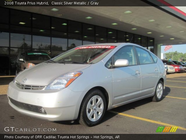 2008 Toyota Prius Hybrid in Classic Silver Metallic