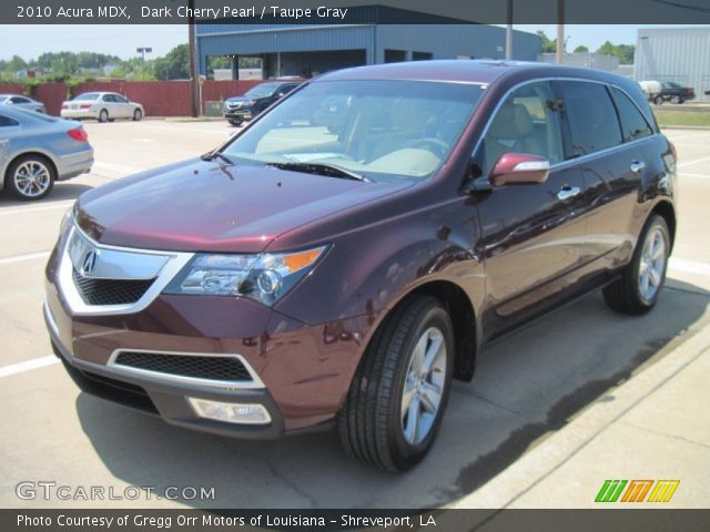 2010 Acura MDX  in Dark Cherry Pearl