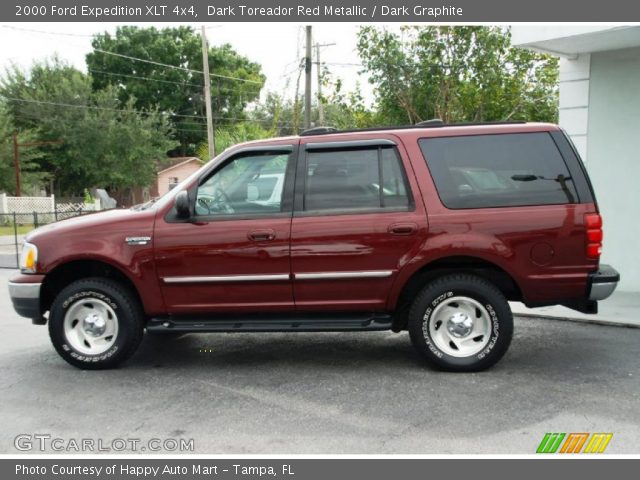 2000 Ford Expedition XLT 4x4 in Dark Toreador Red Metallic