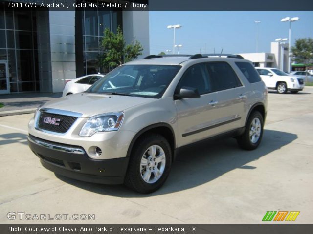 2011 GMC Acadia SL in Gold Mist Metallic