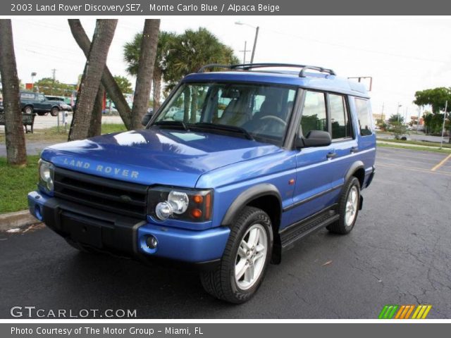 2003 Land Rover Discovery SE7 in Monte Carlo Blue