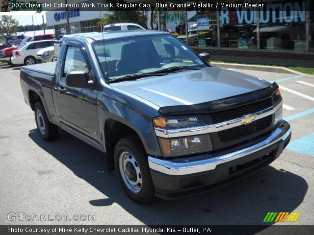 2007 Chevrolet Colorado Work Truck Regular Cab in Blue Granite Metallic