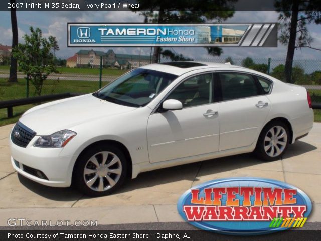 2007 Infiniti M 35 Sedan in Ivory Pearl