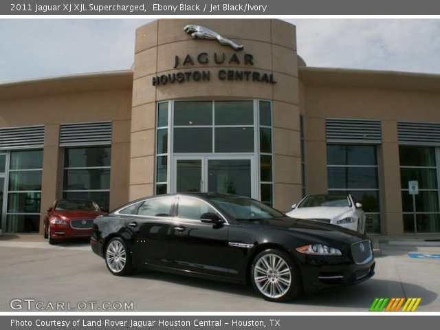 2011 Jaguar XJ XJL Supercharged in Ebony Black