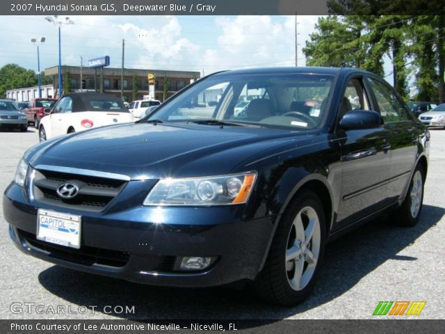 2007 Hyundai Sonata GLS in Deepwater Blue