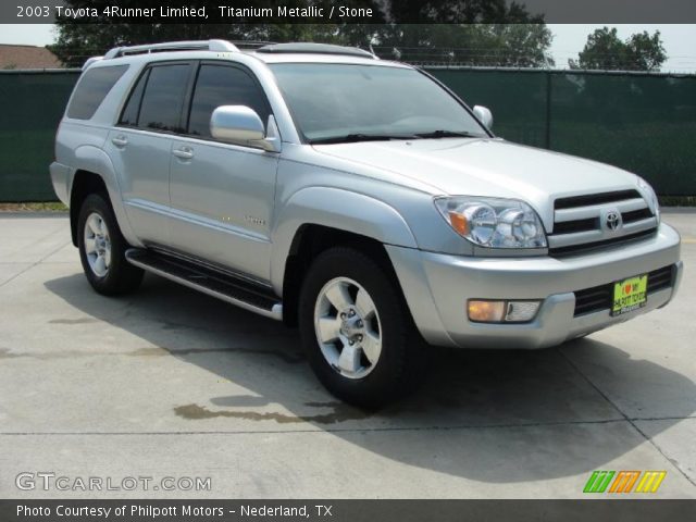 2003 Toyota 4Runner Limited in Titanium Metallic