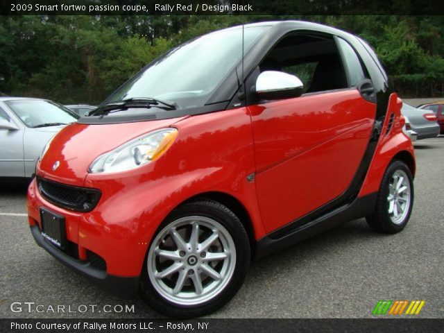 2009 Smart fortwo passion coupe in Rally Red