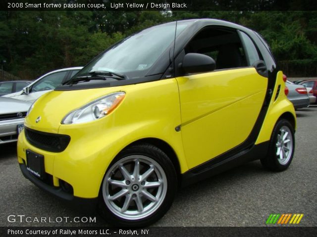 2008 Smart fortwo passion coupe in Light Yellow
