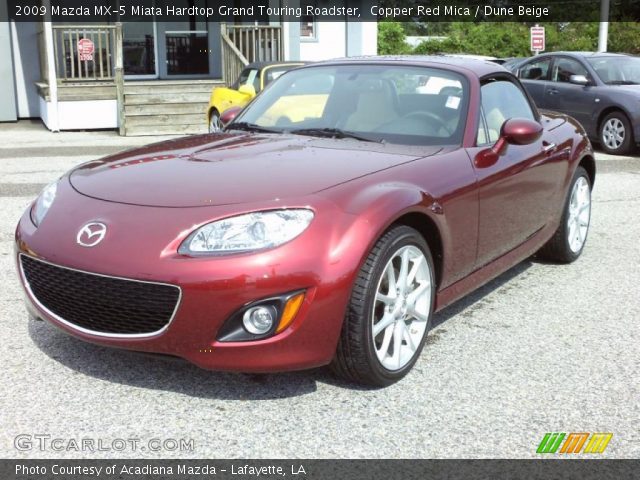 2009 Mazda MX-5 Miata Hardtop Grand Touring Roadster in Copper Red Mica