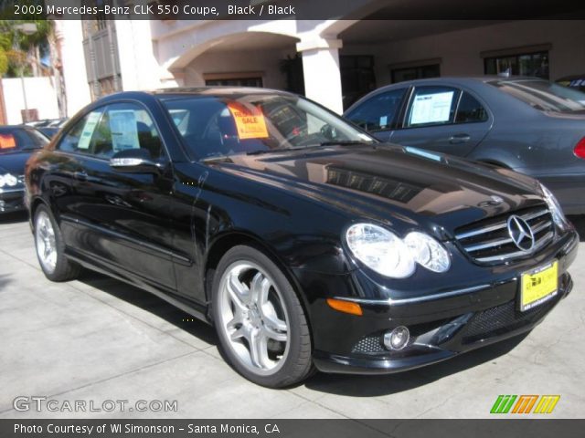 2009 Mercedes-Benz CLK 550 Coupe in Black