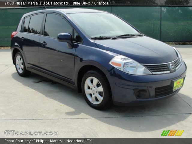 2008 Nissan Versa 1.8 SL Hatchback in Blue Onyx