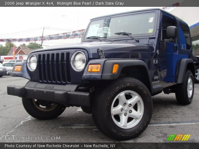 2006 Jeep Wrangler X 4x4 in Midnight Blue Pearl