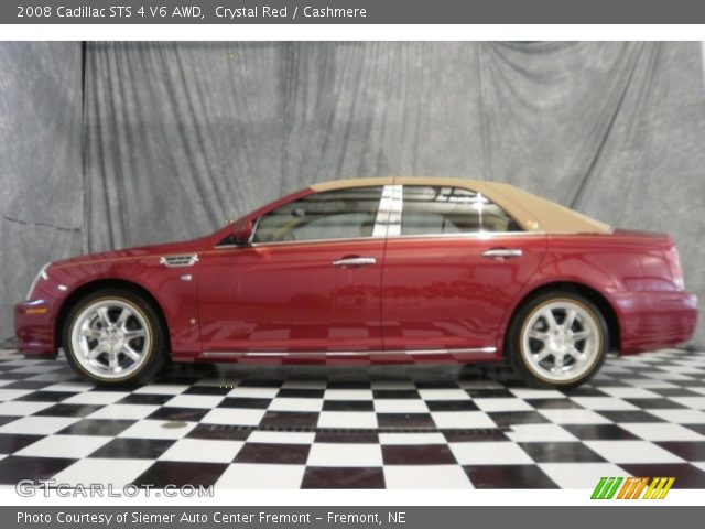 2008 Cadillac STS 4 V6 AWD in Crystal Red