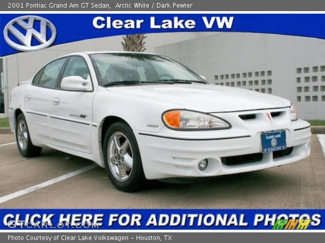 2001 Pontiac Grand Am GT Sedan in Arctic White