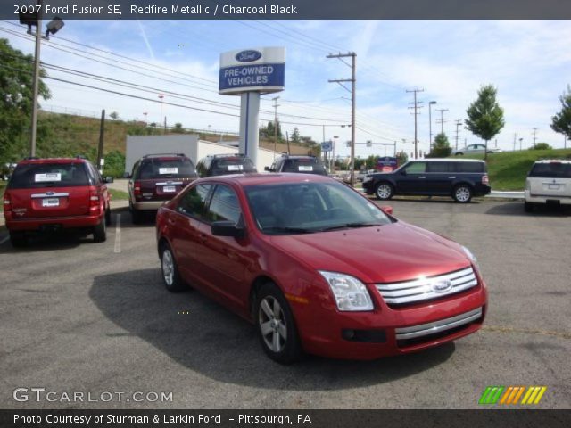 2007 Ford Fusion SE in Redfire Metallic