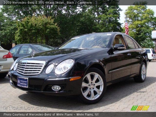 2009 Mercedes-Benz E 350 4Matic Sedan in Black