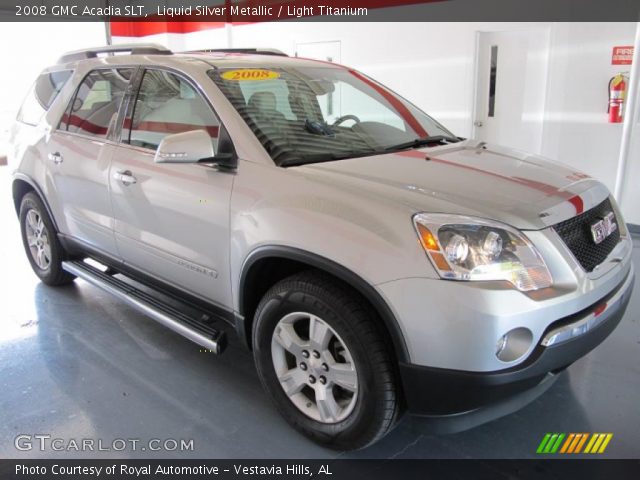 2008 GMC Acadia SLT in Liquid Silver Metallic