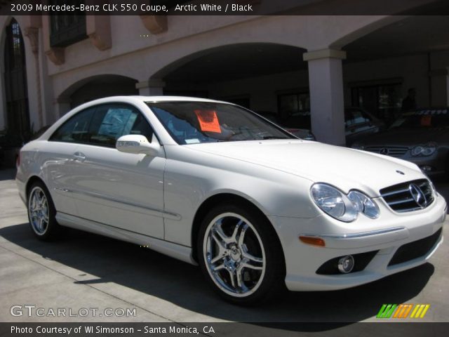 2009 Mercedes-Benz CLK 550 Coupe in Arctic White