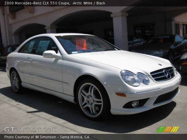 2009 Mercedes-Benz CLK 550 Coupe in Arctic White