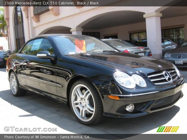 2009 Mercedes-Benz CLK 550 Cabriolet in Black