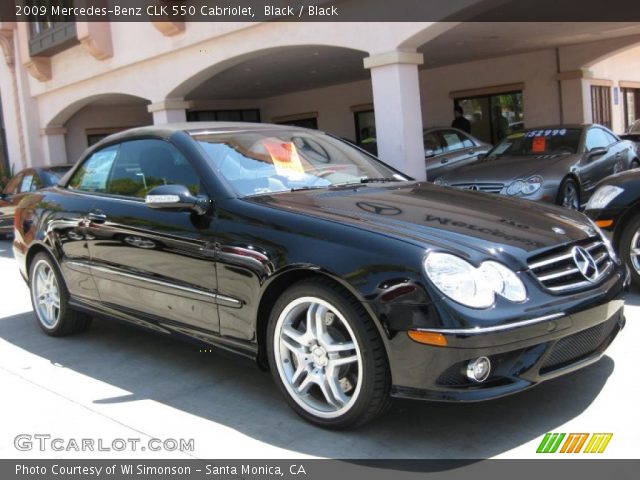 2009 Mercedes-Benz CLK 550 Cabriolet in Black