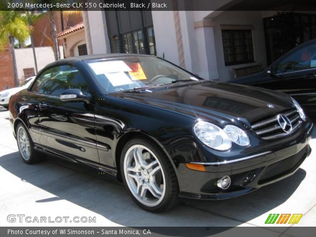 2009 Mercedes-Benz CLK 550 Cabriolet in Black