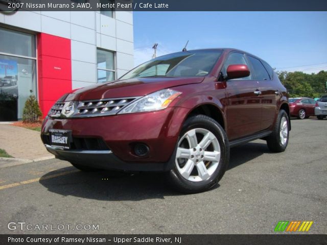 2007 Nissan Murano S AWD in Merlot Pearl
