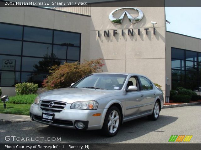 2003 Nissan Maxima SE in Sheer Silver