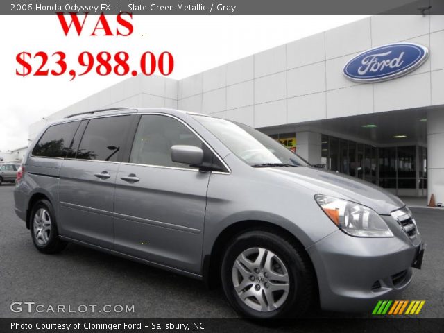 2006 Honda Odyssey EX-L in Slate Green Metallic