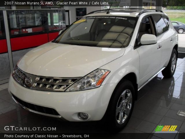 2007 Nissan Murano SL AWD in Glacier Pearl White