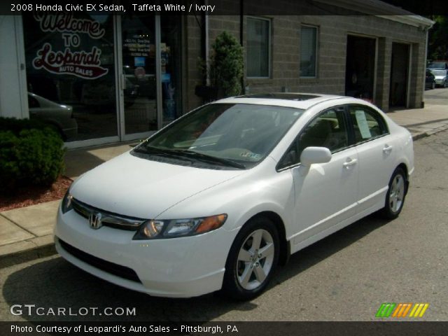 2008 Honda Civic EX Sedan in Taffeta White