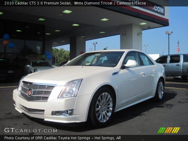 2010 Cadillac CTS 3.6 Premium Sedan in White Diamond Tricoat