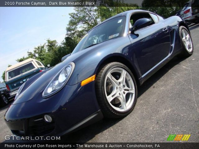 2010 Porsche Cayman  in Dark Blue Metallic