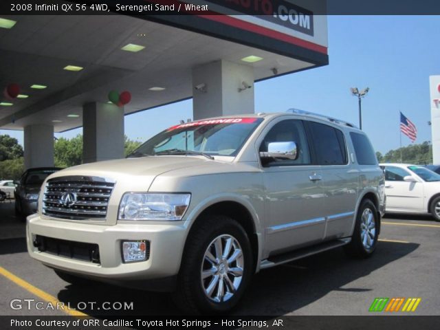 2008 Infiniti QX 56 4WD in Serengeti Sand