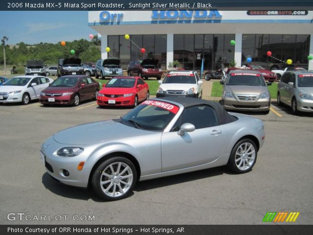 2006 Mazda MX-5 Miata Sport Roadster in Sunlight Silver Metallic