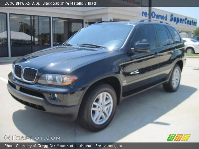 2006 BMW X5 3.0i in Black Sapphire Metallic