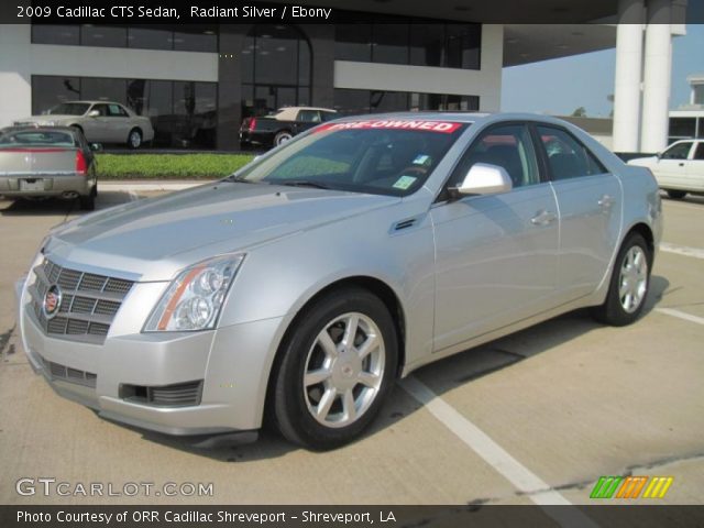 2009 Cadillac CTS Sedan in Radiant Silver