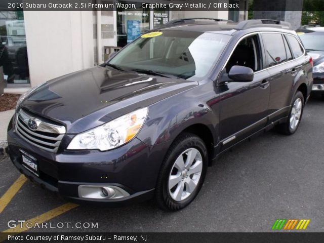 2010 Subaru Outback 2.5i Premium Wagon in Graphite Gray Metallic