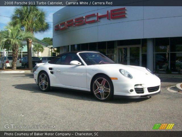 2008 Porsche 911 Turbo Cabriolet in Carrara White