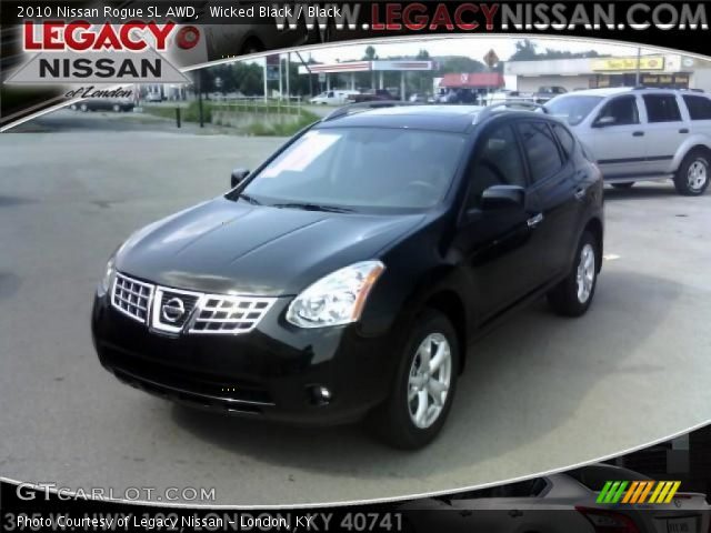 2010 Nissan Rogue SL AWD in Wicked Black