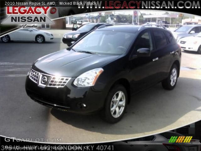 2010 Nissan Rogue SL AWD in Wicked Black