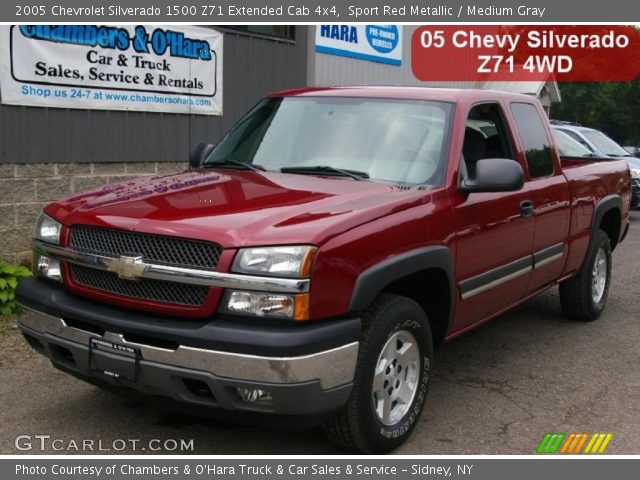2005 Chevrolet Silverado 1500 Z71 Extended Cab 4x4 in Sport Red Metallic