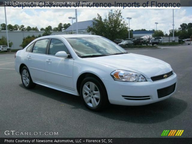 2010 Chevrolet Impala LS in Summit White