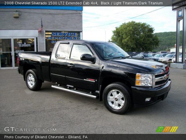 2008 Chevrolet Silverado 1500 LTZ Extended Cab 4x4 in Black