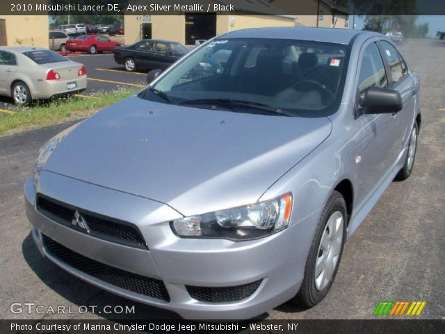 2010 Mitsubishi Lancer DE in Apex Silver Metallic