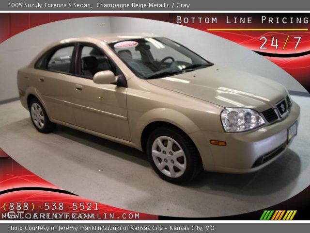 2005 Suzuki Forenza S Sedan in Champagne Beige Metallic