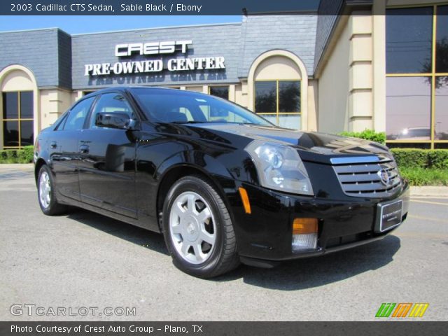 2003 Cadillac CTS Sedan in Sable Black