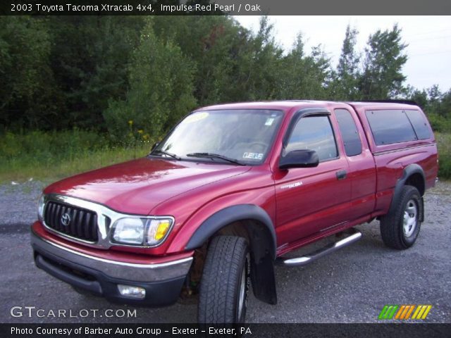 2003 Toyota Tacoma Xtracab 4x4 in Impulse Red Pearl