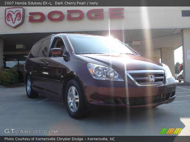 2007 Honda Odyssey EX-L in Dark Cherry Pearl
